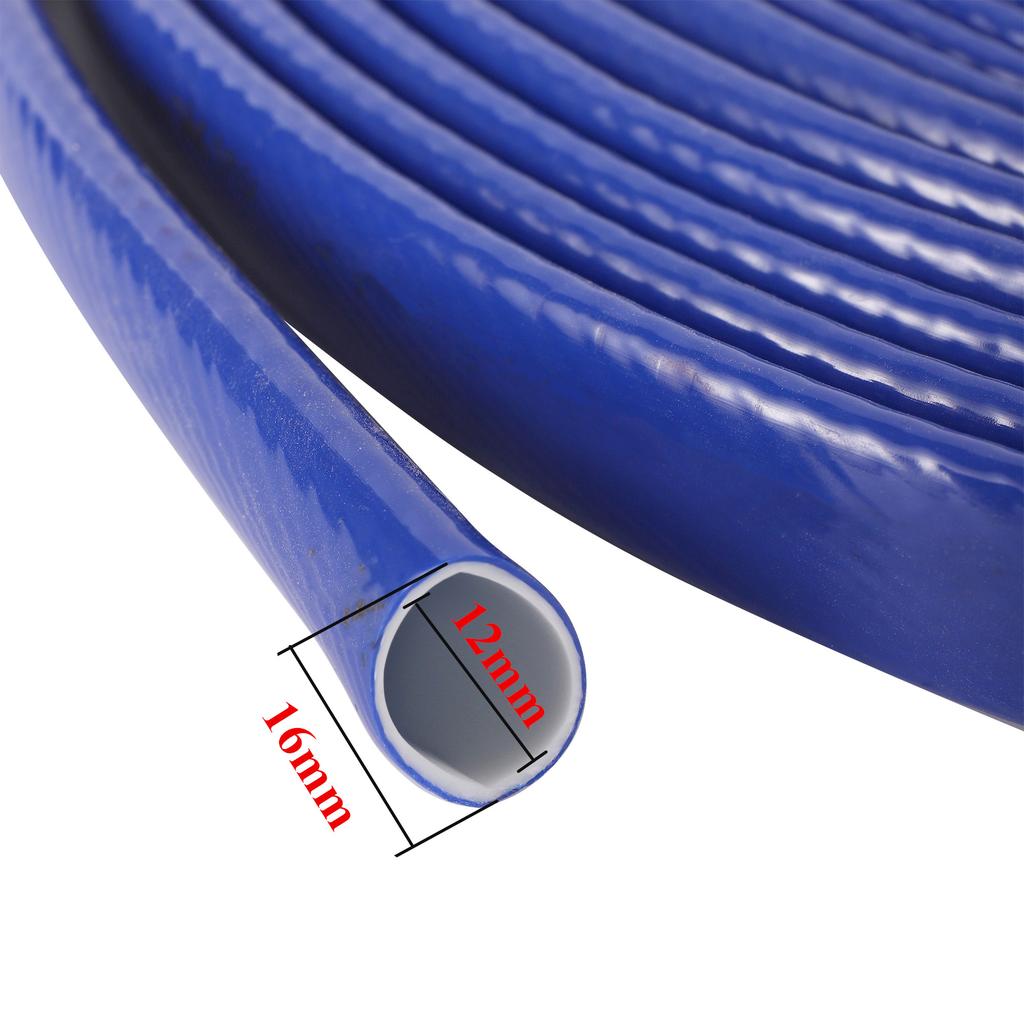 Blue Hose With Quick Connect Faucet Street 16mm PVC Hose Garden Irrigation Lawn Flower Watering Tools Car Wash Hose
