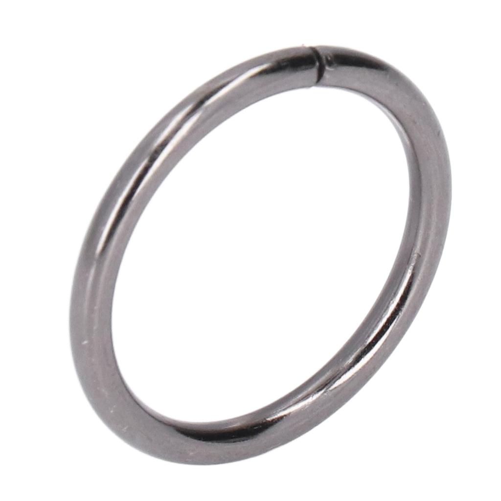 50Pcs Metal Rings Sturdy   Rustproof Exquisite Wide Application Metal O Rings for Clothes Bag Backpack