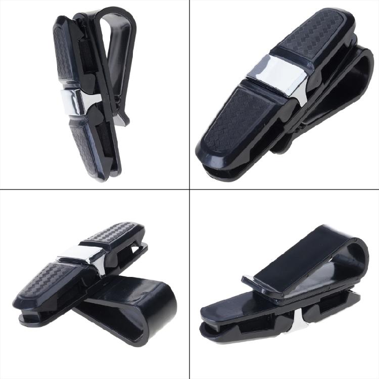 Black Glasses Holder for Car Sun Visor for Seat Backs Sunroofs Car Accessori