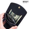 Women Genuine Leather Slim Short Wallet RFID Blocking mini Wallet Credit Card Holder money clip wallet Zipper Coin pocket