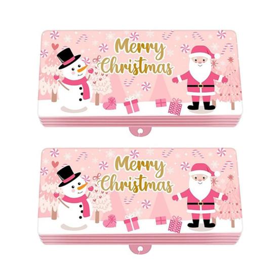 2026 Christmas Cash Gift Envelope 10-Slot Surprise Holder Festive Card Cash Wallet Personalized Gifts Fancy Red Tassel for Family Friends