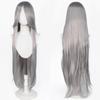 Parrucca Cosplay Lunga Dritta 100CM Multicolore Rosa Biondo Nero Parrucca Costume Anime Parrucca Cos Sintetica Universale Parrucca per Uso Quotidiano Feste