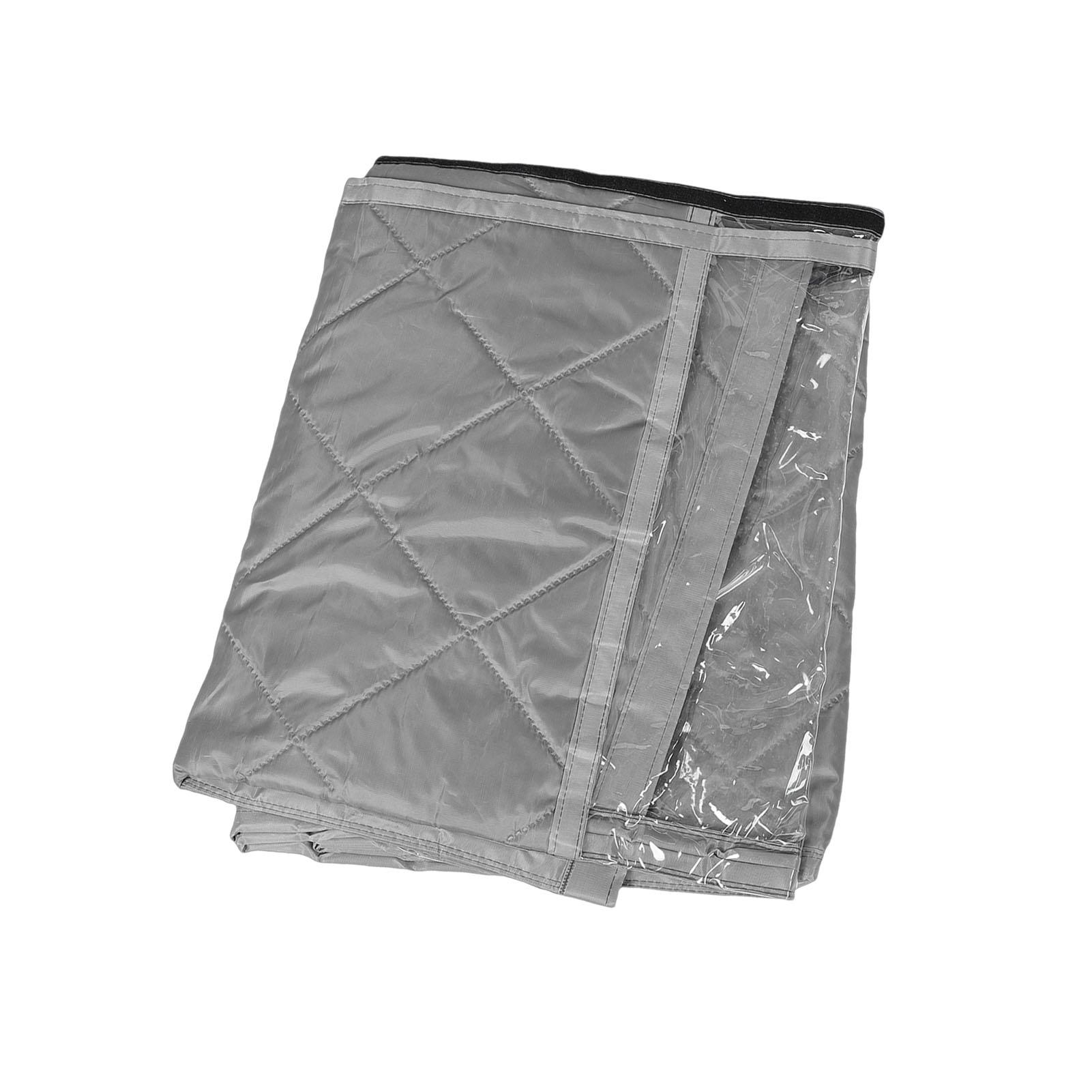 

Thermal Insulated Door Curtain Windproof Magnetic Winter Door Curtain with Clear Window for 36.61x85.05in Doors