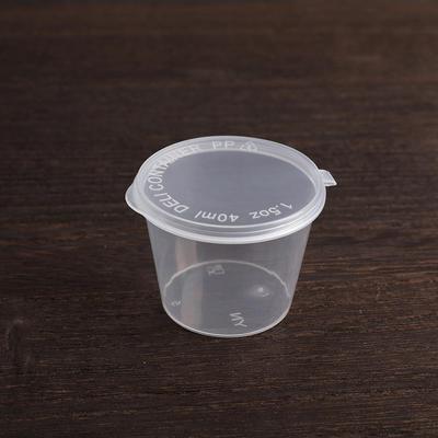 30Pcs Disposable Takeaway Plastic Pigment Paint Box Palette Sauce Cup Food Containers