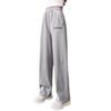 2023 New Style Girls' Velvet-Lined Wide-Leg Sports Pants for Spring and Autumn