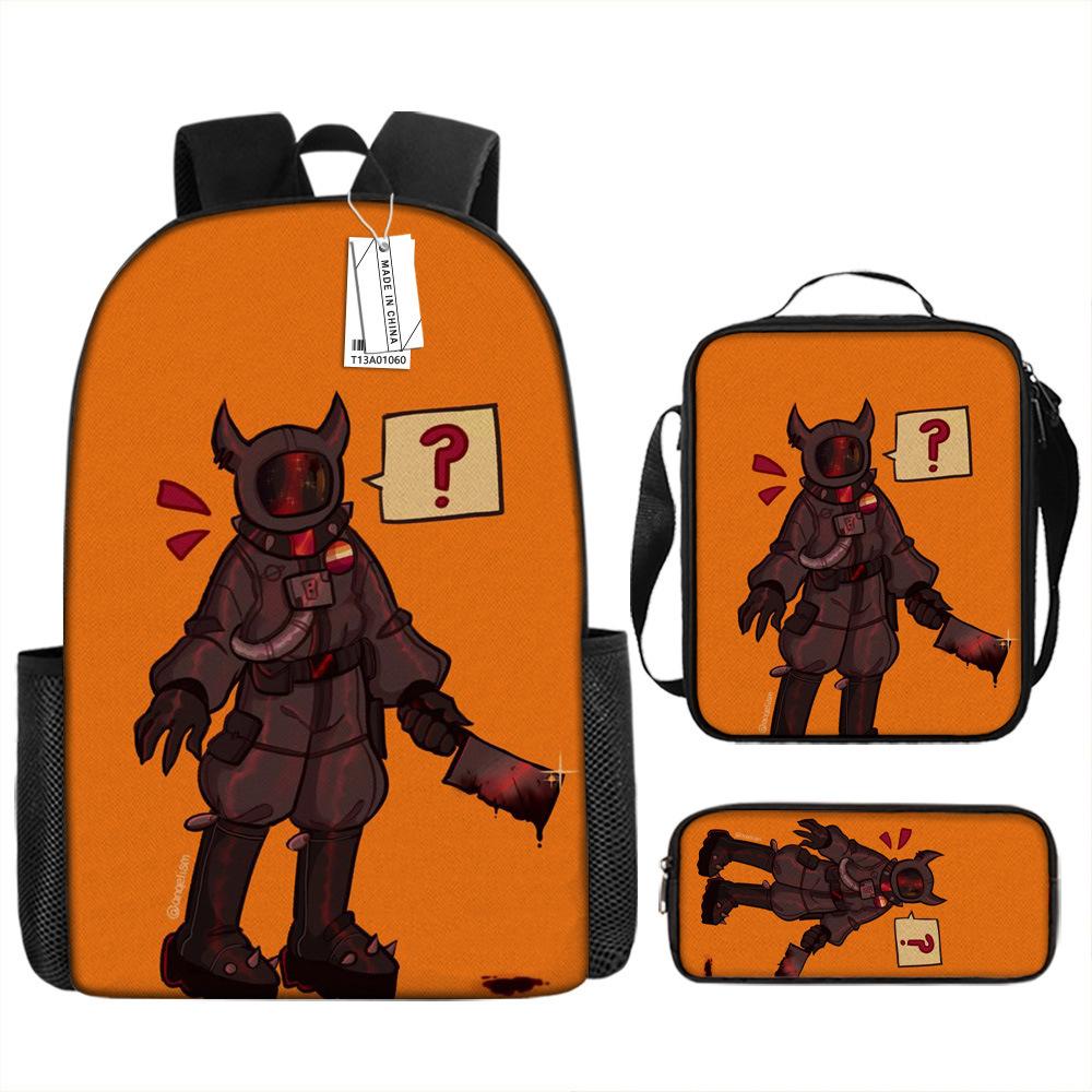 Our Middle School Student Schoolbag Cartoon Schoolbag Children's Backpack Satchel Animation