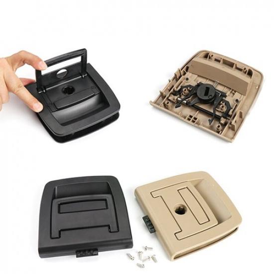 Black Beige Rear Trunk Interior Bottom Mat Handle Trim for BMW X6 E71 2009-2014