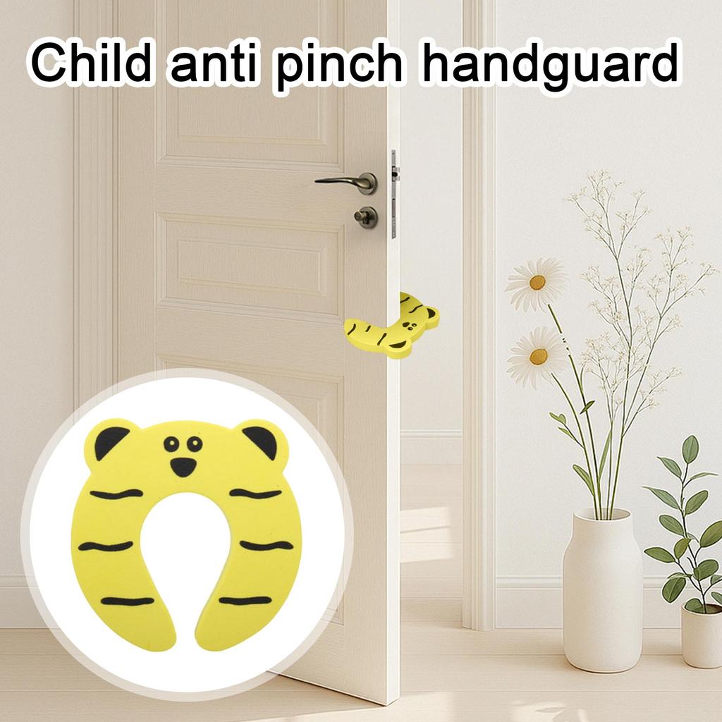 Child Safety Door Stopper Foam Door Protector Prevents Finger Pinching and Door Slamming for Home and Office Use Soft Durable Material