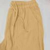 Mid-Rise Elastic Waistband Drawstring Men Shorts Pockets Straight Wide Leg Knee Length Solid Color Loose Fitness Beach Shorts Sportwear
