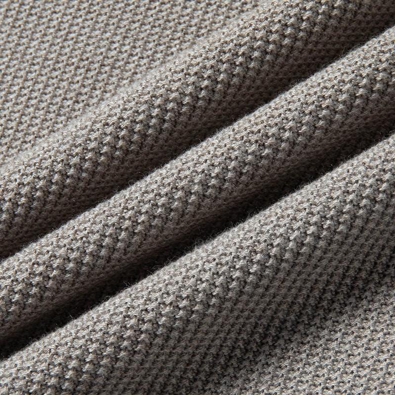 Yiliteng Men's Casual Knit Polo Sweater