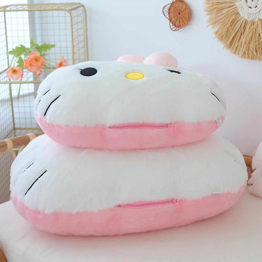 Giant Hello Kitty Plush Toy Very Soft White Cat Plushies Comfortable Huggable Doll Washable Xmas Gifts Girl