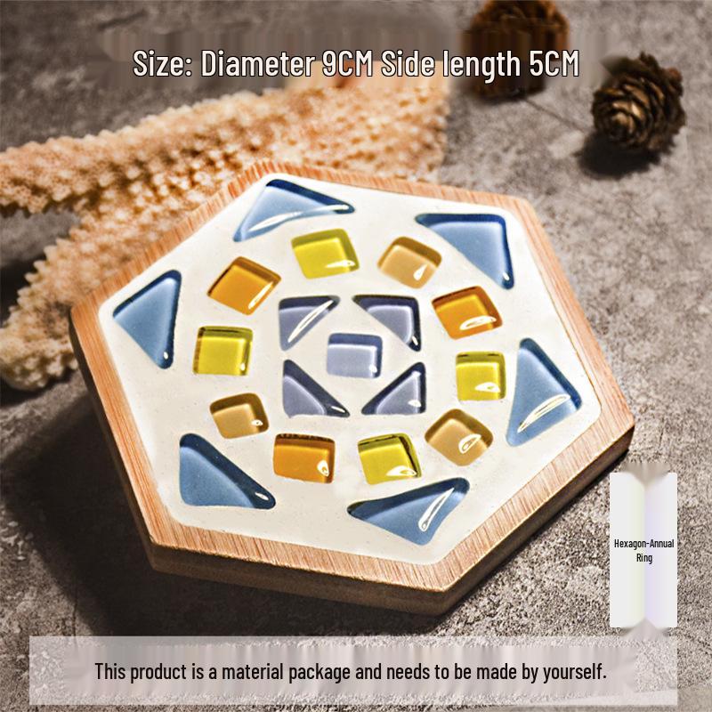 Mosaic Coaster DIY Kit: Parent-Child Activity & Kindergarten Craft Gift