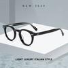 Luxus-Acetat-Brillengestell Damen Luxus-Designer-Marke Brillen Herren-Brillengestell Johnny Depp Lemtosh Stil Brillen