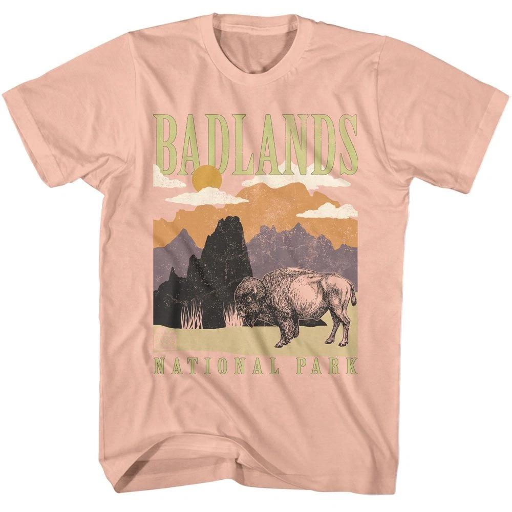 Badlands Minimalist Landscape National Parks Brands Shirt 110