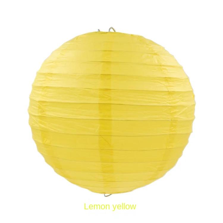 4/6/8/10/12/14/16inch Chinese Paper Ball Lampion Hanging White Wedding Decoration Paper Lanterns Lampshade Birthday Party Decor