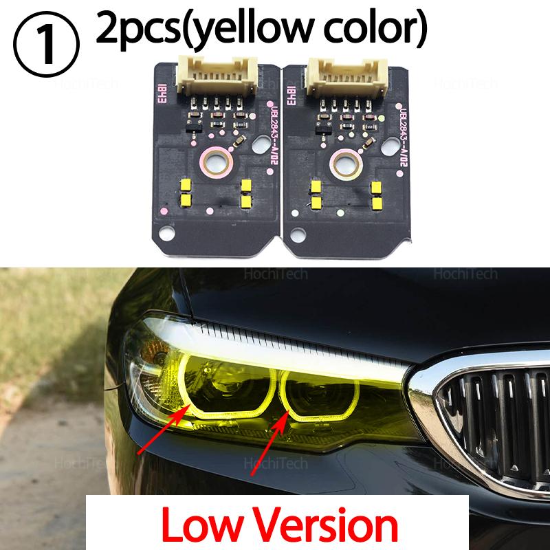 Per BMW Serie 5 G30 G31 M5 F90 Pre-LCI 2017 2018 2019 2020 Ballast Giallo Limone di Alta Qualità Scheda LED Inserti Faro Chip