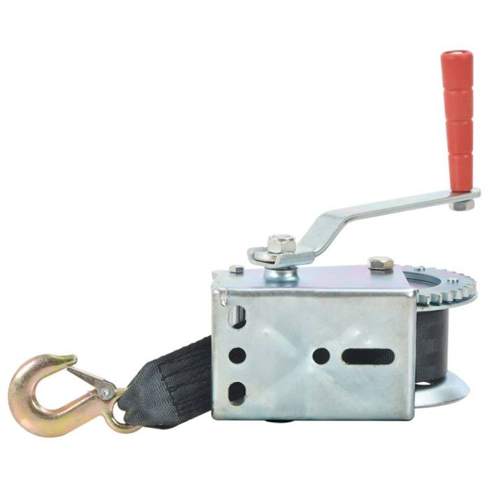VidaXL Hand Winch with Strap 540 Kg