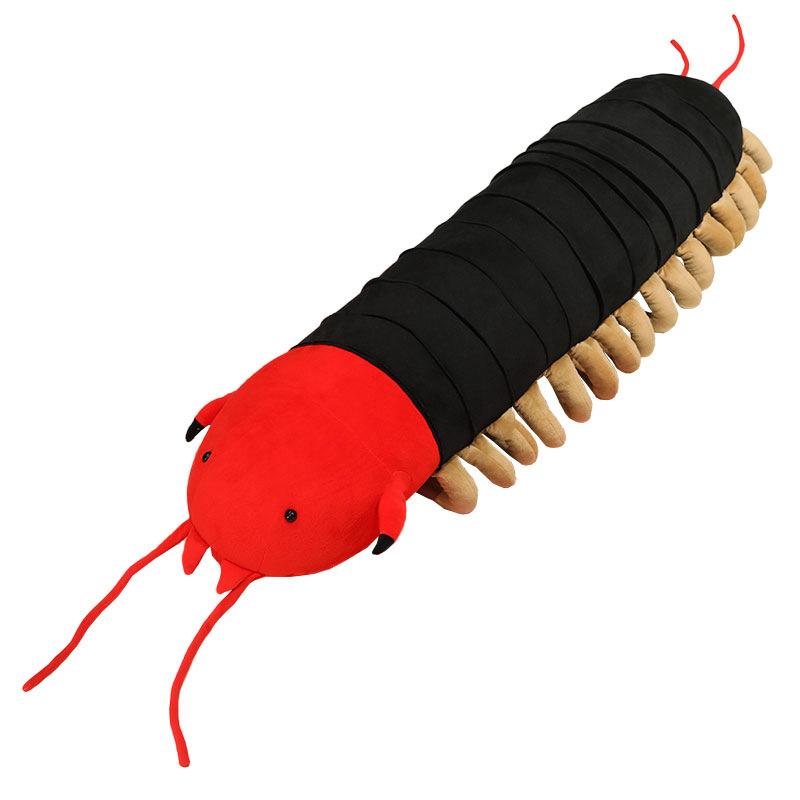 Kreative Simulation Große Tausendfüßler-Puppe Plüschtier Liegender Tausendfüßler-Puppe Junge Tricky Beruhigende Puppe