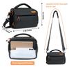 MOSISO Small Camera Compact Shoulder Bag for Compatible with Waterproof Crossbody Padded Photo Case with Rain Cover Photographer's Bag,