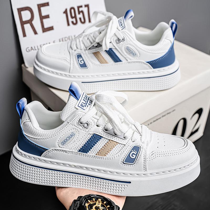 Men's Fashion Casual Low Top Skateboarding Shoes Boys Comfortable Sneakers Male Students Trending Soft Sole Classic Breathable Gym Non-slip