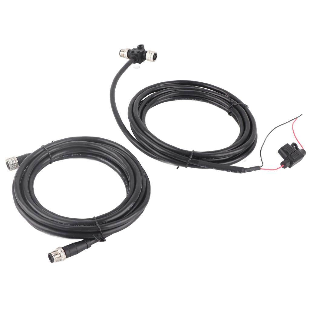 For NMEA2000 Starter Kit T Connector Power Cable Male Female Resistor 3 Port Adapter IP67 Waterproof for Garmin Networks