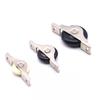 Steel Mute Wheel Sliding Door Wheel Cupboard Groove Load-bearing Nylon Pulley Wardrobe  Wheels Furniture Hardware Accessories