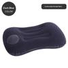Ultralight Inflatable Pillow Flocking Neck Ergonomic PVC for Office Nap Outdoor Camping Travel Backpacking