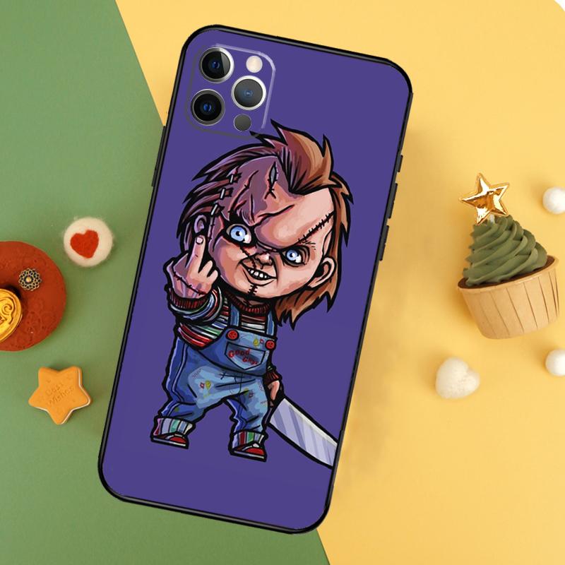 Chucky Doll Horror Movie Phone Case For iPhone 17 Pro Max 17Air 16E 15 14 13 12 11 16 Pro Max Mini Shockproof Cover