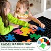 Puzzles Mat Jigsaw Roll Felt Mat Play Mat Puzzles Blanket For Up To 2000 Pieces Puzzle Accessories Portable Travel Storage Bag