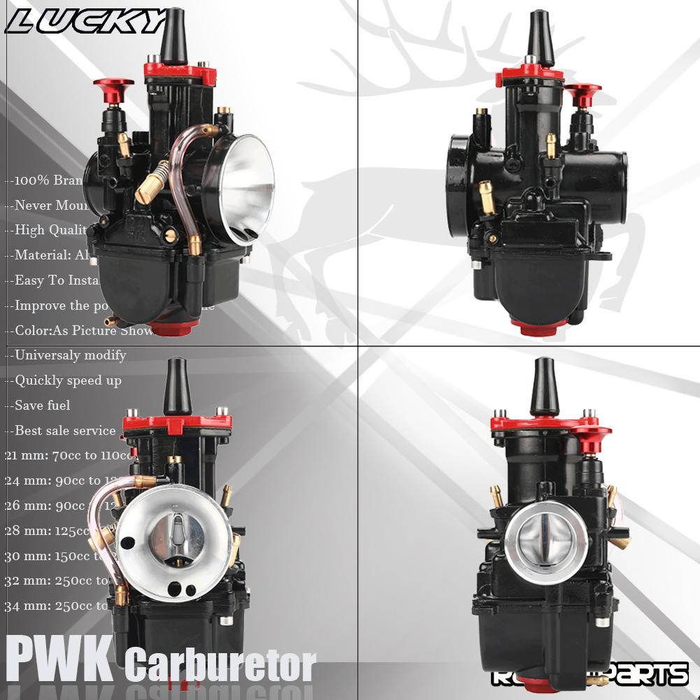 Universal PWK Carburetor 21 24 26 28 30 32 34 2T 4T 70cc to 350cc Motorcycle With Power Jet For Yamaha For Mikuni Koso ATV