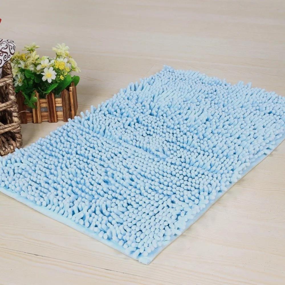 Neue 40*60cm Badematte Schimmelresistent Chenille Super Saugfähig Badematte Extra Weich Maschinenwaschbar Badezimmerteppich