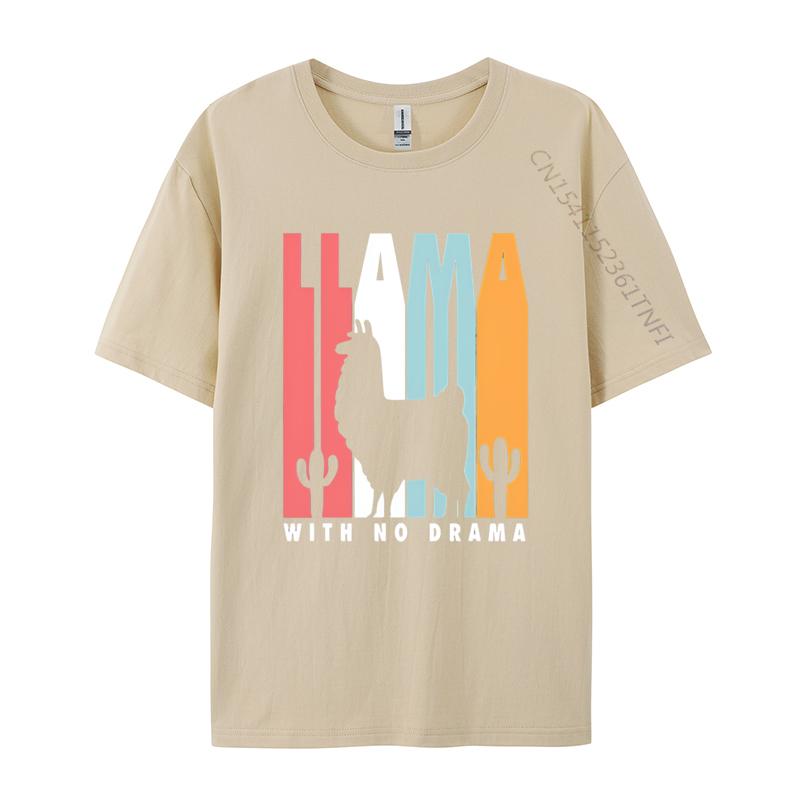 Luxury Designer With No Drama Retro Feel T Shirts Unisex Novelty T Shirt Cotton Fast Shipping Graphic Tees Unisex