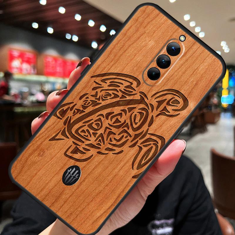 Deer Lion Elephant Wood Animal Case For ZTE Nubia Red Magic 10S 10 8 9 8S 9S 11 Pro Plus 10 Air 5G 6R 6 7 6S 7S Pro Cover