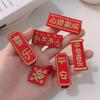 Mascot Dragon Chinese New Year Headwear Embroidery Ancient Style Hairpin Hanfu Hair Sticks  Baby