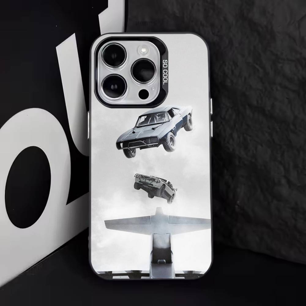 Car F-Fast F-Furious-s Phone Case For iPhone 17,16,15,14,13,12,11,Pro,Max,Plus,E,Air,Mini Black Tpu Cover