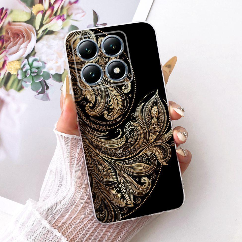 Transparent Casing For Xiaomi 14T Pro Case Cute Cat Luxury Fashion Butterfly Funny Cool Painted Cover 2407FPN8EG