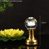 Charge Plug In Coloured Glass Lotus Lamp LED Buddha Lamp God of Wealth Lamp Temple Pray Household Crystal Ever Burning Lamp