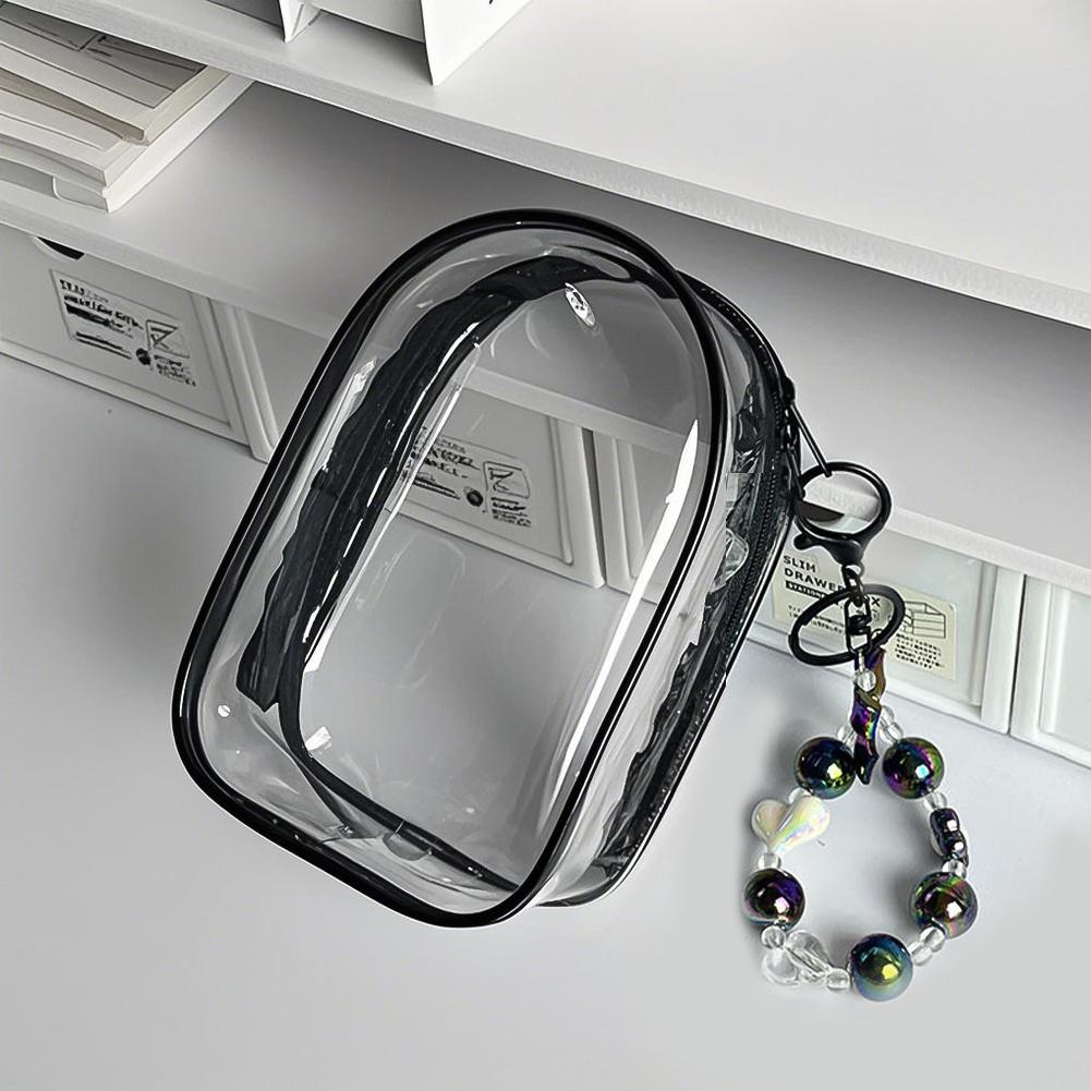 For 17cm Labubu V2 V3 15cm Cotton Doll Outfit Crossbody Pain Bag PVC Storage Bag Dolls Display Bag