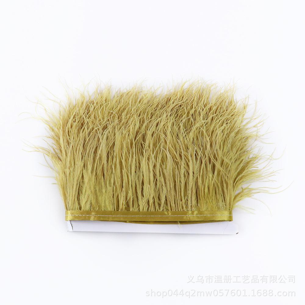 Multi-Color Ostrich Hair Cloth Edge Bridal Dress Stage Decoration Feather Lace Quantity Is More Excellent