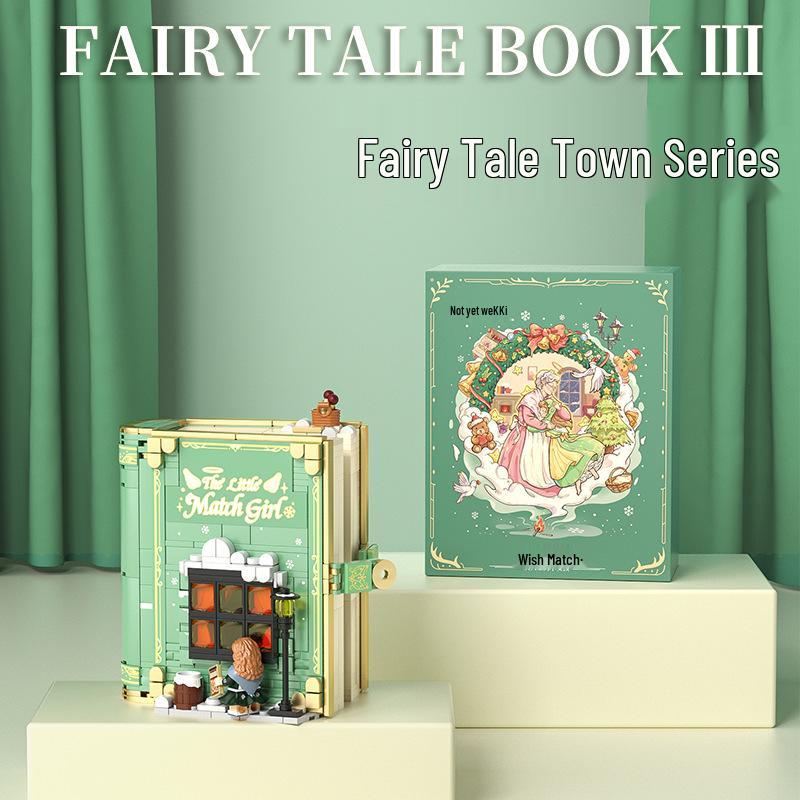 

Лесной поцелуй и Желание Пазл 3D Книга из строительных блоков: Развивающий игровой набор для сборки