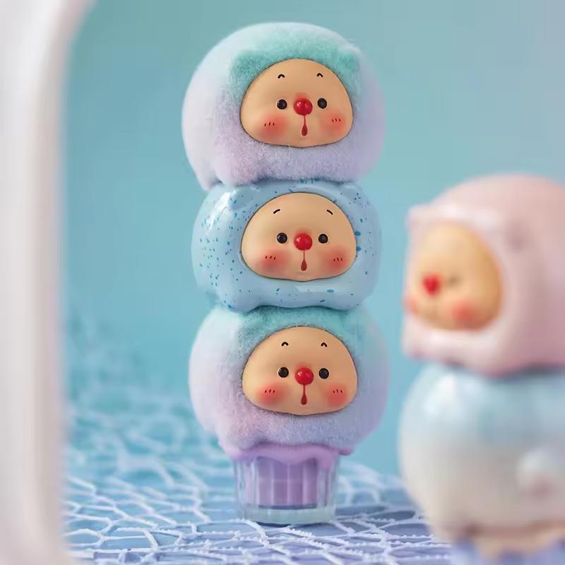 Oyo Bear Cub Ice Cream Series Anniversary Stackable Blind Box Trendy Mini Doll Gift Garage Kit Ornament Kids Gift Toy