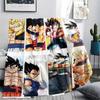 Dragon Ball character Print Flannel Blanket High quality Comfortable for All Seasons Home Decor Warmth and Comfort Perfect for Christmas Gifts