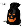 Halloween Pumpkin Bags for Kids 5 Pcs Treats Bag, Non-woven Fabric Candy Portable Snack Drawstring Goodie Party Favors Lightweight Totes Sweets