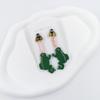 Exaggerated Eating Flies Frog Acrylic Earrings Mosquitoes Long Dangle Earring  Funny