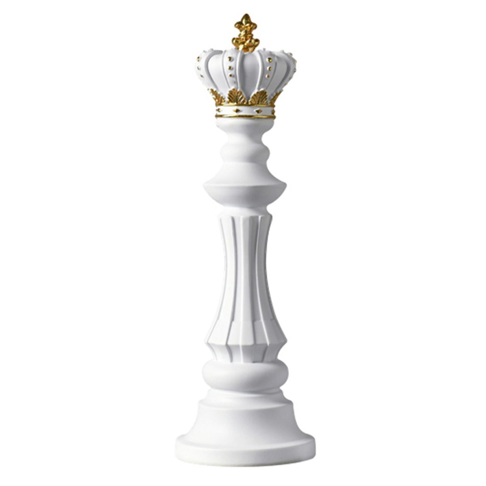 

Шахматная статуя из смолы, скульптурная фигурка, мебель для международных шахматных настольных игр для украшения