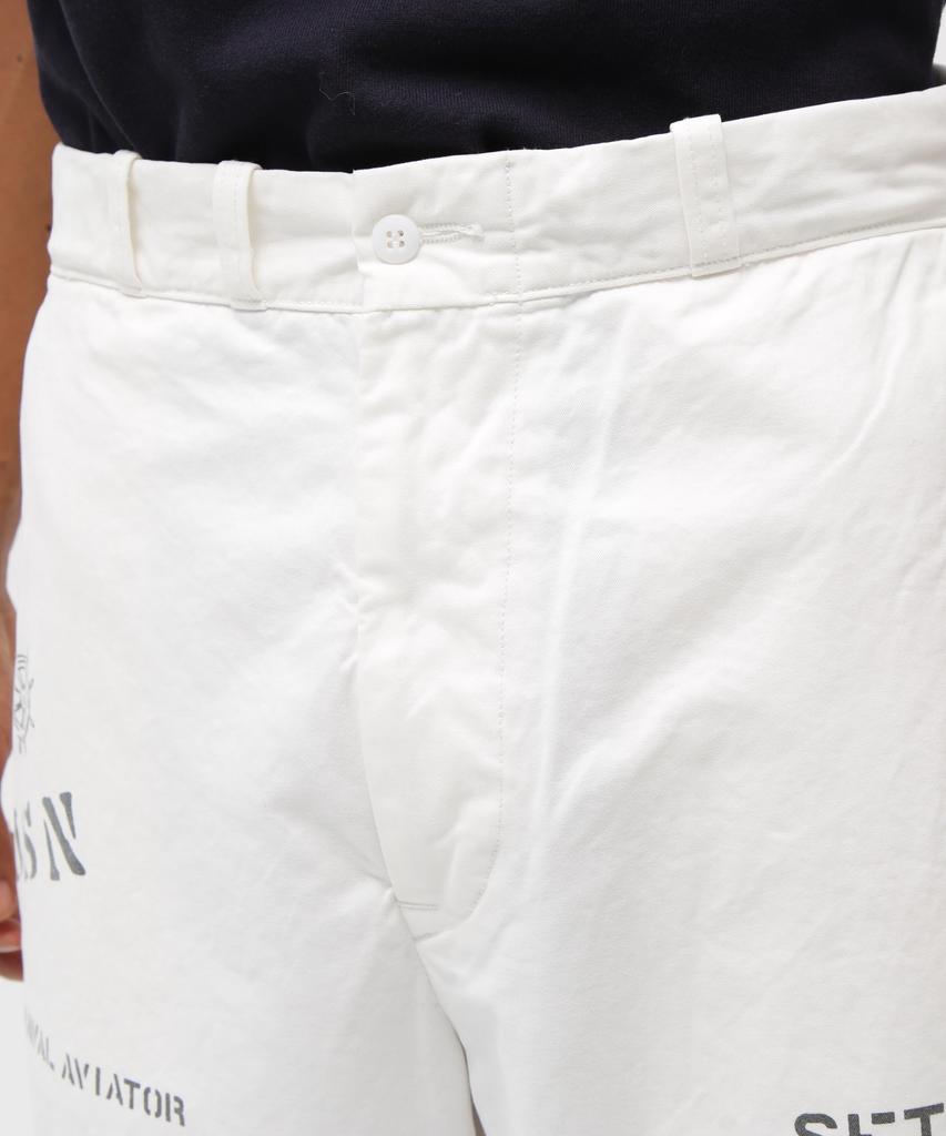 Avirex Aged Look Stencil Chino Pants/trousers/bottoms Men's Xl Size 033 Off White 783-6110012