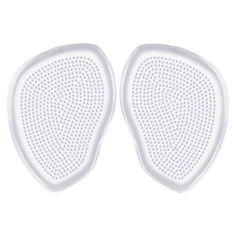 Transparent Gel Forefoot Pad: High Heel Pain Relief, Anti-slip Comfort, Shock Absorption, Soft Granule Massage.