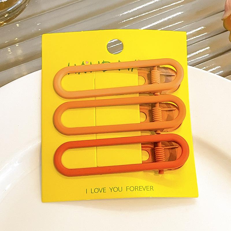 Dopamine Color Bangs Hair Clip Sideburns for Kids & Women - Duckbill Hairpin Headwear