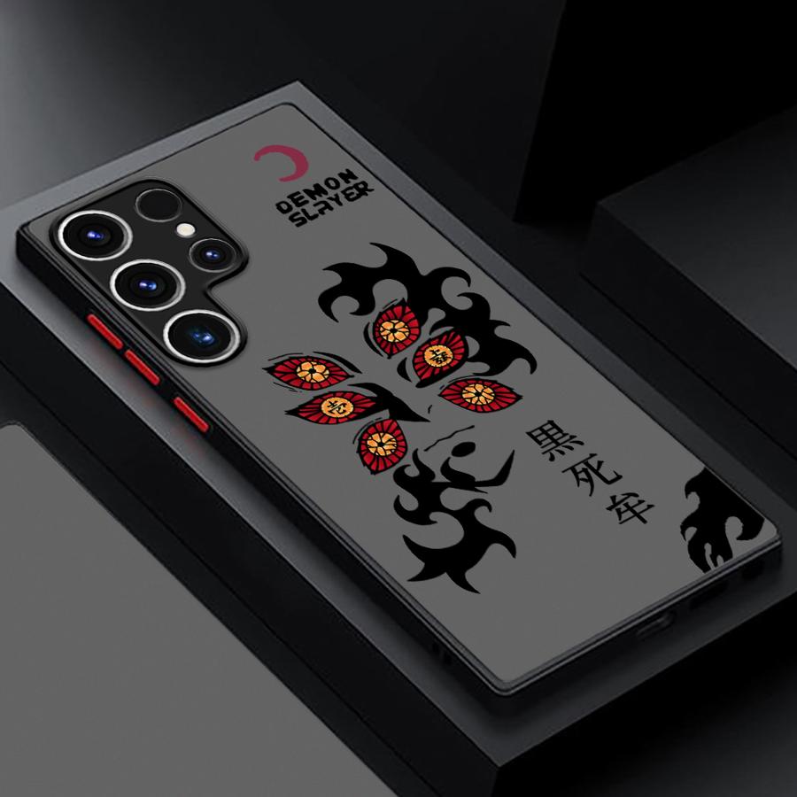 

Крутой чехол Demon Slayer Kokushibo для Samsung Galaxy S24 Plus S23 FE S20 FE S25 Ultra S22 S26 S21 Note 20 Ultra 10+ Funda Back Galaxy S24+