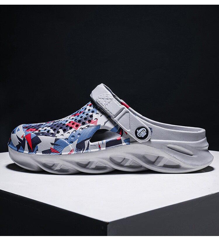 Sandals for Men Summer Casual Beach Shoes Clogs Half Slippers